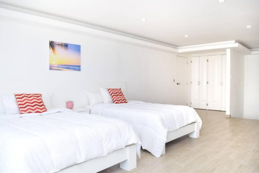 Villas Marlin 108, A Pie De Playa, Albercas, Jacuzi, Ubicacion Inmejorable แคนคูน ภายนอก รูปภาพ