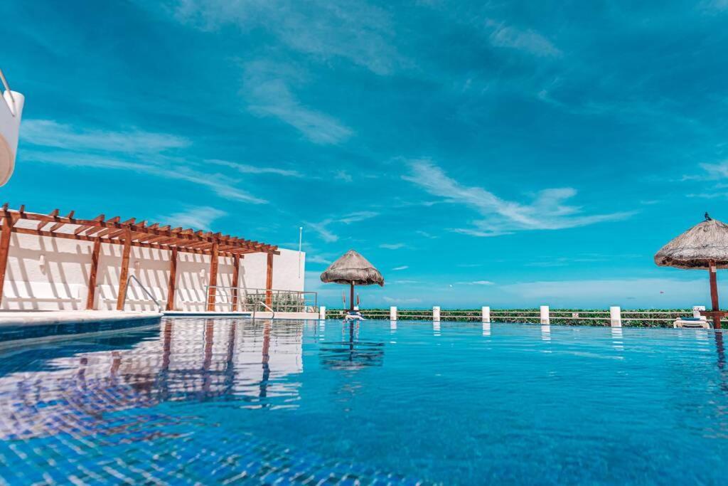 Villas Marlin 108, A Pie De Playa, Albercas, Jacuzi, Ubicacion Inmejorable แคนคูน ภายนอก รูปภาพ