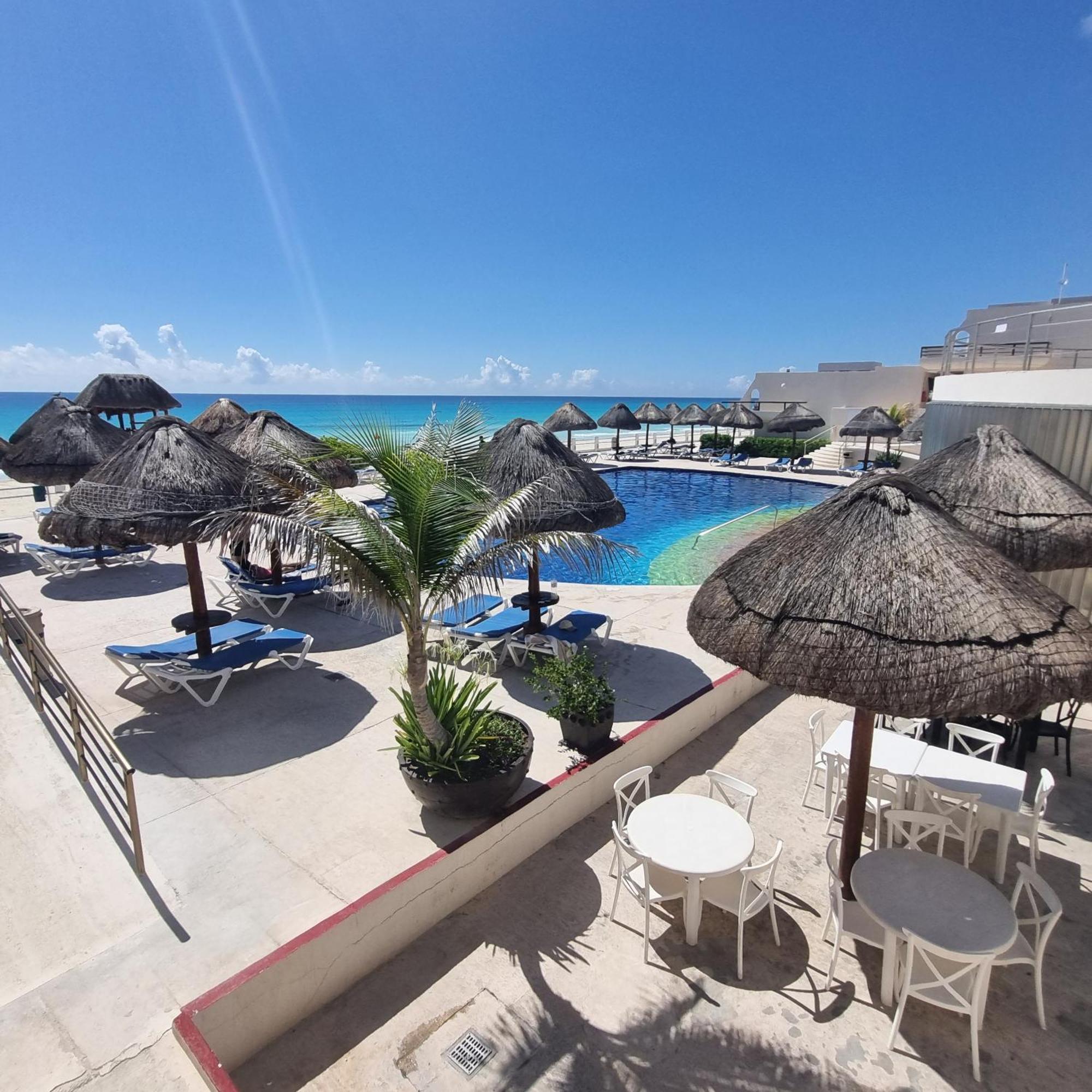 Villas Marlin 108, A Pie De Playa, Albercas, Jacuzi, Ubicacion Inmejorable แคนคูน ภายนอก รูปภาพ